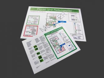 Flucht- und Rettungspläne  