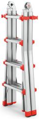 Alu Teleskopleiter | 4×4 Sprossen 