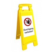 Warnaufsteller, 2-seitig Durchgang verboten 