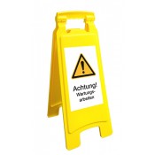Warnaufsteller, 2-seitig Achtung! Wartungsarbeiten! 
