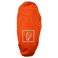 Schutzhauben LEUCHTORANGE mit Symbol F 05 
