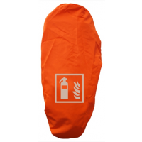 Schutzhauben LEUCHTORANGE mit Symbol F 001 