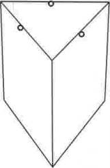 Dreieckssäuleneutral zum Aufhängen 