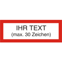 Ihr Text geplottet 1-farbig max. 30 Zeichen 