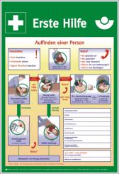 Schild "Anleitung zur Ersten Hilfe",Kunststoff, Größe 400 x 562 mm 