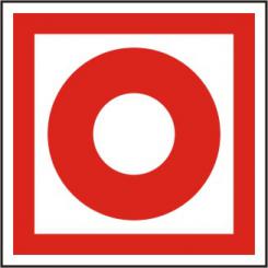 Brandschutzschild Brandmelder BGV A 8 / F 08 