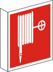 Fahnenschild Löschschlauch BGV A8/F 03 