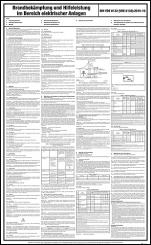 VDE-Bestimmungen Kunststoff, Länge: 430 mm, Höhe: 700 mm 