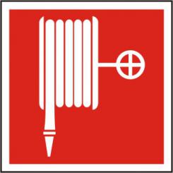 Brandschutzschild Löschschlauch BGV A8/F 03 