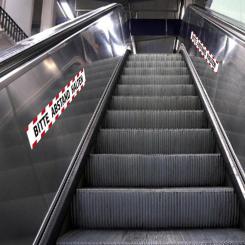 Abstand halten - Aufkleber 