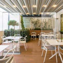 StandUp 85 x 200 cm mobile Schutzwand ohne Logo 