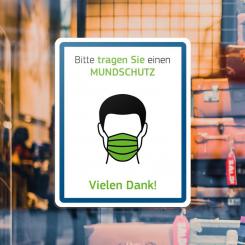 Bitte Mundschutz tragen - Forex 3 mm Forex 3 mm