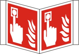 Nasenschild Brandmelder nach ISO 7010 / F 005 