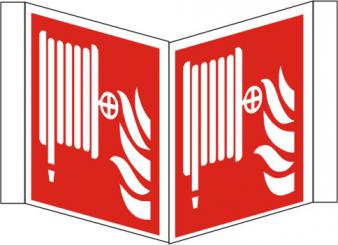 Nasenschild Löschschlauch nach ISO 7010 F 002 