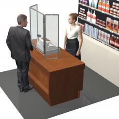 Thekenaufsteller faltbar / klappbar 