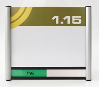 Türschild System PR-174, mit frei / belegt-Anzeige 