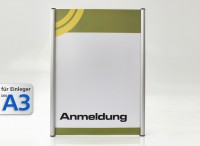 Wandschild System 174, A3-Hochformat 