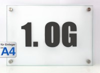 Wandschild System GLASline A3 