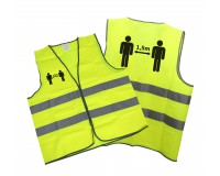 Warnweste Abstand 1,5m 