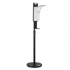 Desinfektionsstation mit manuellem Spender und Rundständer 
