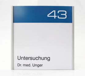 Türschild System PR-150F, Höhe 150mm 