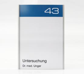 Türschild System PR-150F, Höhe 210mm 