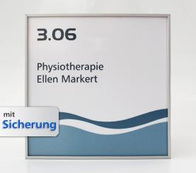 Türschild System PR-150R, Höhe 150mm 