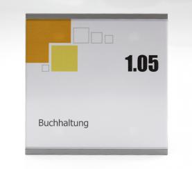 Türschild System PR-150S, 150x150mm 