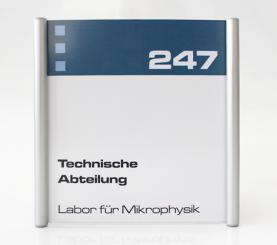 Türschild System PR-150, Höhe 150mm 