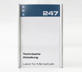 Türschild System PR-150, Höhe 210mm 
