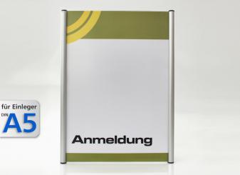 Wandschild System 174, A5-Hochformat 