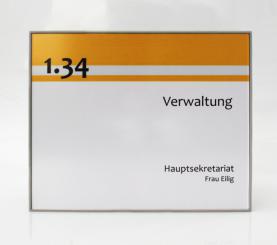 Türschild System PR-CLEANline, 180x160mm, grau 