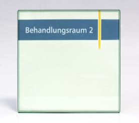 Türschild System PR-EST, 150x150mm, Acryl Glaslook 