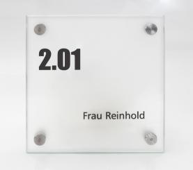 Türschild System PR-GLASline 
