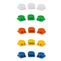 Siegelplomben (eckig/rund) DM 8 mm, Beutel je 1000 Stück 