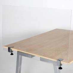 Spuckschutz Klemmhalter für Tischkante - Set 