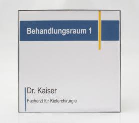 Türschild System PR-EST, 150x150mm 