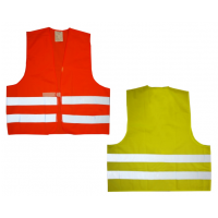 Warnweste mit 1 farbigem Druck 